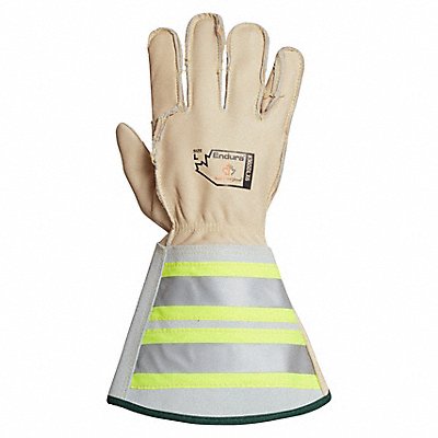 Gloves White L Horsehide PR