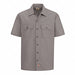 K7965 Work Shirt Short Sleeve Silver Male XL