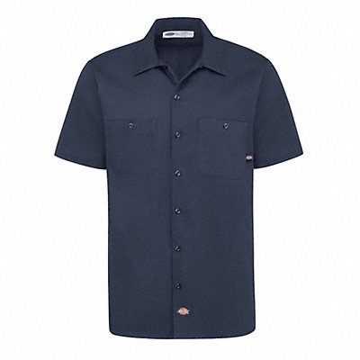 K7968 Work Shirt Short Sleeve Male Navy 2XL