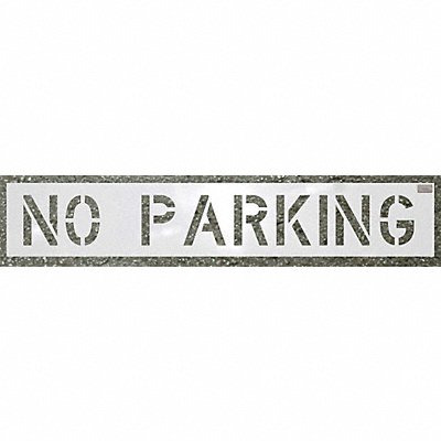 Stencil No Parking 30 x 46 In.