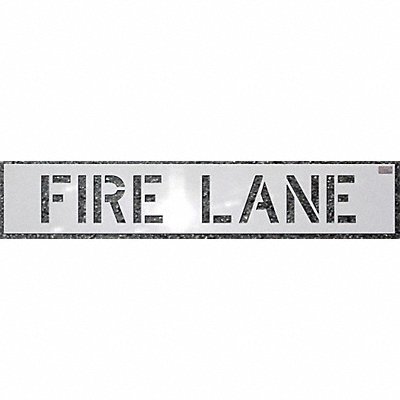 Stencil Fire Lane 4 x 3 In.