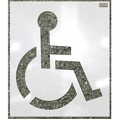 Stencil Handicap 34 x 34 In.