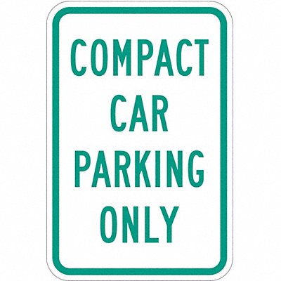 Compact Car Parking Sign 18 x 12 