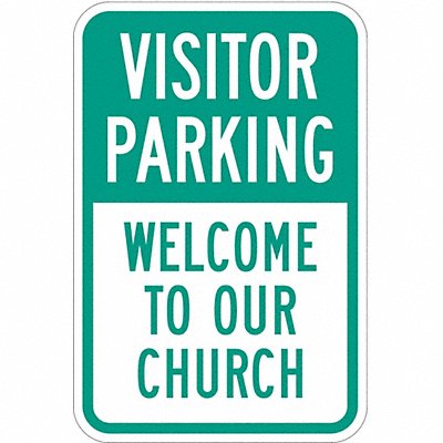 Church Parking Sign 18 x 12 