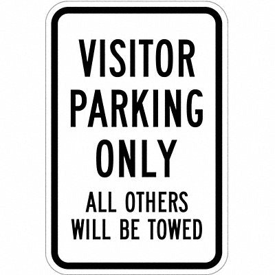 Visitor Parking Sign 18 x 12 