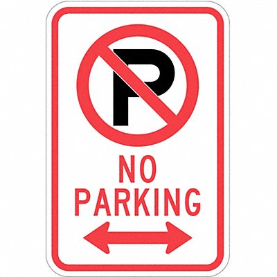 H1883 Fire Lane Parking Sign 18 x 12 