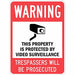 Property Sign 24 in x 18 in Aluminum