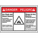 Arc Flash Label 3 1/2 in x 5 in Vinyl