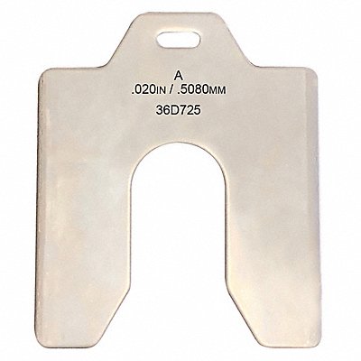 Slotted Shim Tabbed 0.02 Thk 2 L PK20