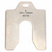 Slotted Shim Tabbed 0.025 Thk 3 L PK20