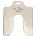 Slotted Shim Tabbed 0.125 Thk 3 L PK5