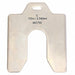 Slotted Shim Tabbed 0.1 Thk 4 L PK5