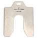 Slotted Shim Tabbed 0.125 Thk 5 L PK5