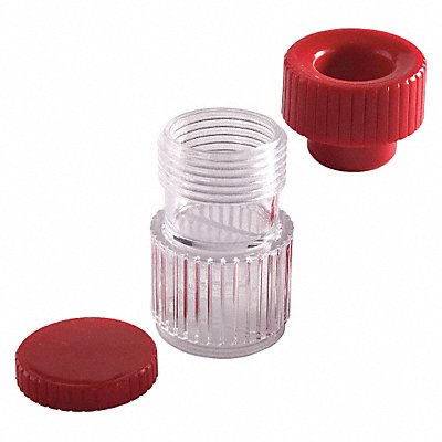 Pill Crusher Red Plastic