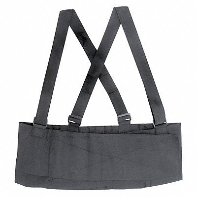 Back Support L Hook-and-Loop Black