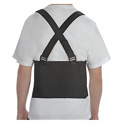 Back Support XL Hook-and-Loop Black