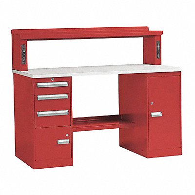 K8141 Workbench Cherry Red 48 W Unassembled