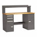 K8137 Workbench Office Gray 60 W Unassembled