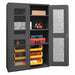 K4951 Bin Cabinet 72 x48 x24 Gray 6YlwBns