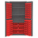 K4911 Bin Cabinet 72 x36 x24 Gray 102RedBns