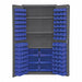 K4911 Bin Cabinet 72 x36 x24 Gray 102BlueBns
