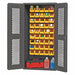 K4943 Bin Cabinet 72 x36 x18 Gray 45YlwBns