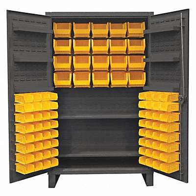 K4927 Bin Cabinet 78 x48 x24 Gray 84YlwBns