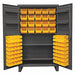 K4927 Bin Cabinet 78 x48 x24 Gray 84YlwBns