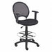 Drafting Chair 25-1/2 in W Black