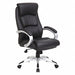 Exec Chair Leather Black 19-22 Seat Ht