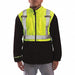 Hi-Vis Fleece Jacket Lime/Blk 3XL