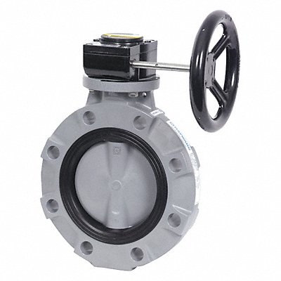 Butterfly Valve CPVC Nitrile 3in Gear