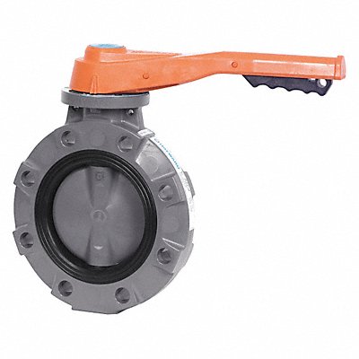 Butterfly Valve CPVC Nitrile 3in Lever