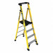 Podium Stepladder 4 ft Fiberglass 375 lb