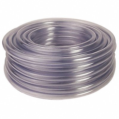 Vinyl Tubing Clr 0.375In ID 0.495In OD