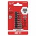 Screwdriver Bit Set 9 Pieces 1/4 Shank