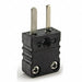 Thermocouple Plug J Black Miniature