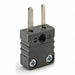Thermocouple Plug J Black Miniature