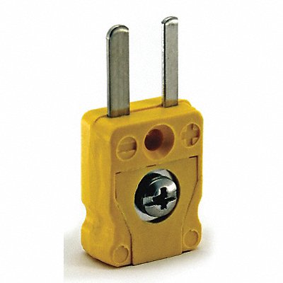 Thermocouple Plug K Yellow Miniature