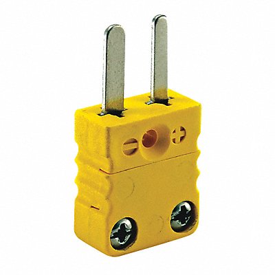 Thermocouple Plug K Yellow Miniature