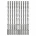 Hammer Masonry Drill 1/4 PK10