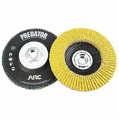 Flap Disc 4 1/2 in Dia 5/8in Arbor PK10