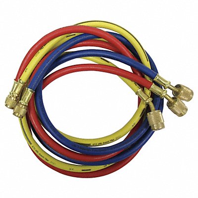 Manifold Hose Set 60 In Red Yellow Blue