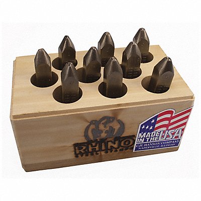 3/16 in Rhino Number Set