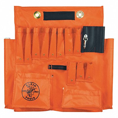 Tool Apron Orange Vinyl