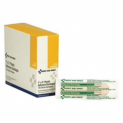 Bandage Plastic 1 x 3In PK100