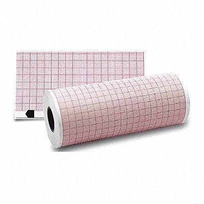 ECG Paper Roll 75 ft L x 108mm W PK18