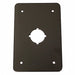 Switch Plate 22.5mm Switches Black