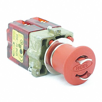 Emergency Stop Push Button Delrin Red