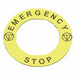 Legend Plate Round Emergency Stop